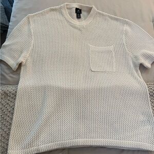 H&M Men's Knit White/ Cream Top
